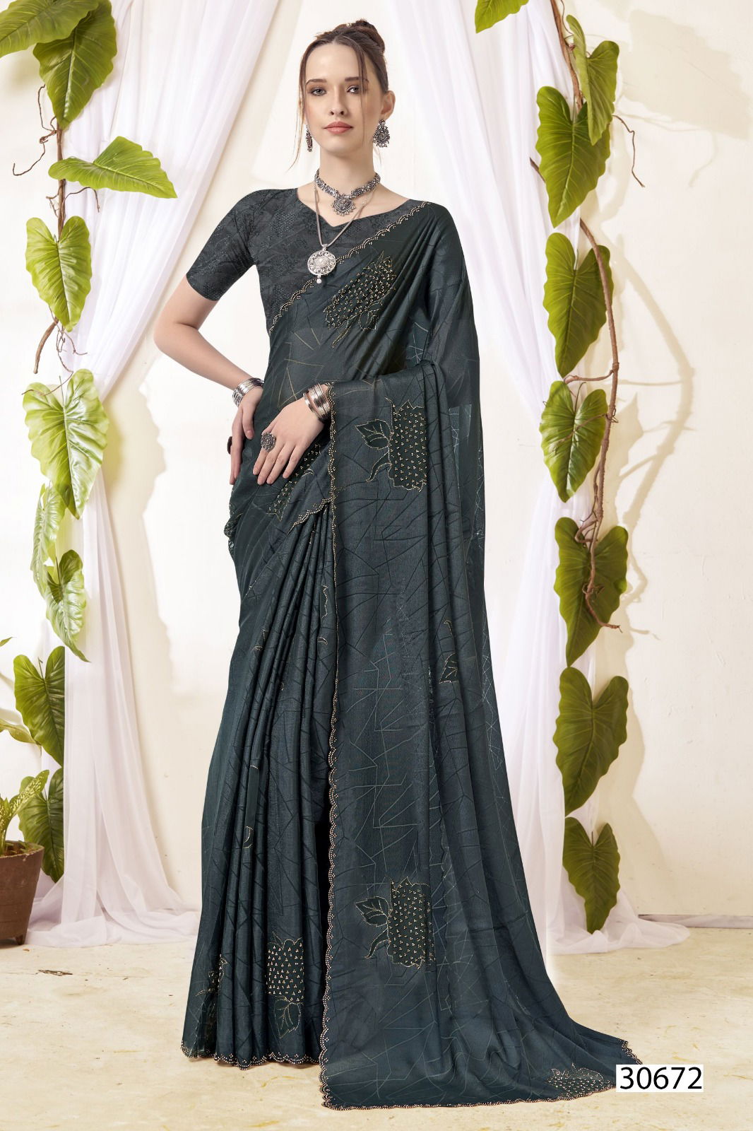 Nilanjana By Vallabhi Brasso Printed Sarees Wholesale Price In Surat